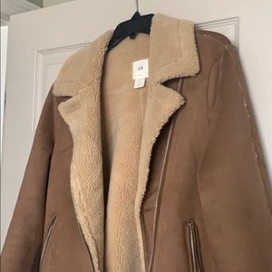 Brown biker jacket